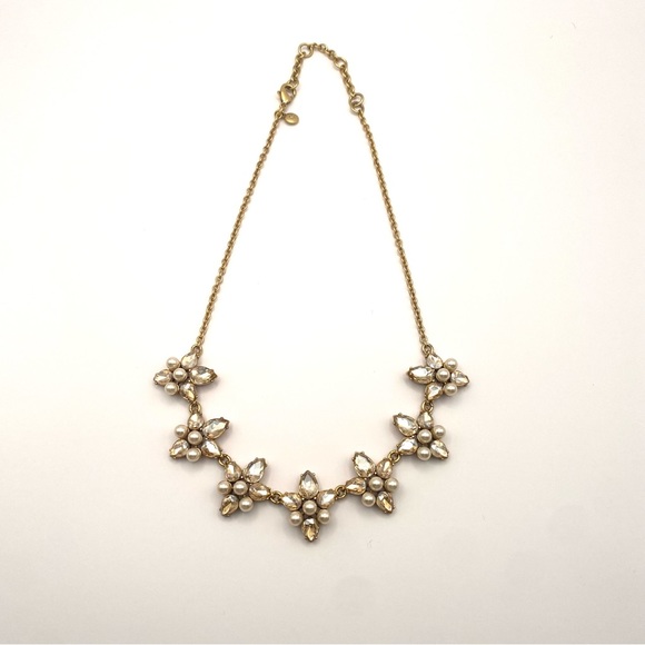 J. Crew Crystal Flower Necklace - Picture 5 of 5